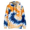 Tie Dye Hoodie Women Unisex Trippy Psychedelic Swirl Pattern Pullover Soft Streetwear Hooded Sweatshirt with Pocket for Festival