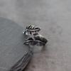 1Pcs Retro ring, punk style, adjustable ring, men's and women's finger jewelry accessory