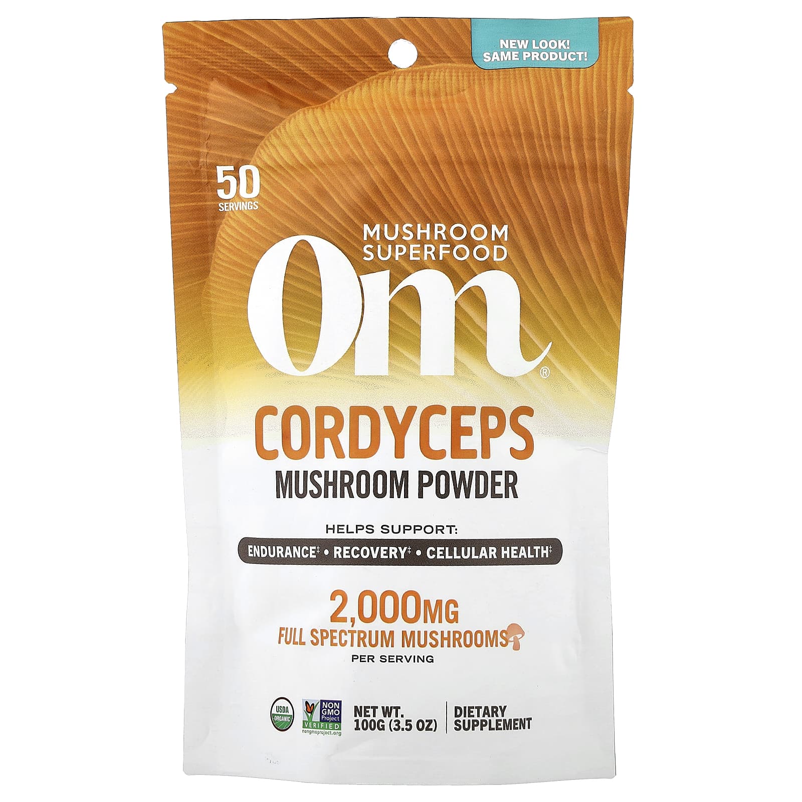 

Certified Organic Mushroom Powder, Cordyceps Sinensis, 100G(3.5Oz)