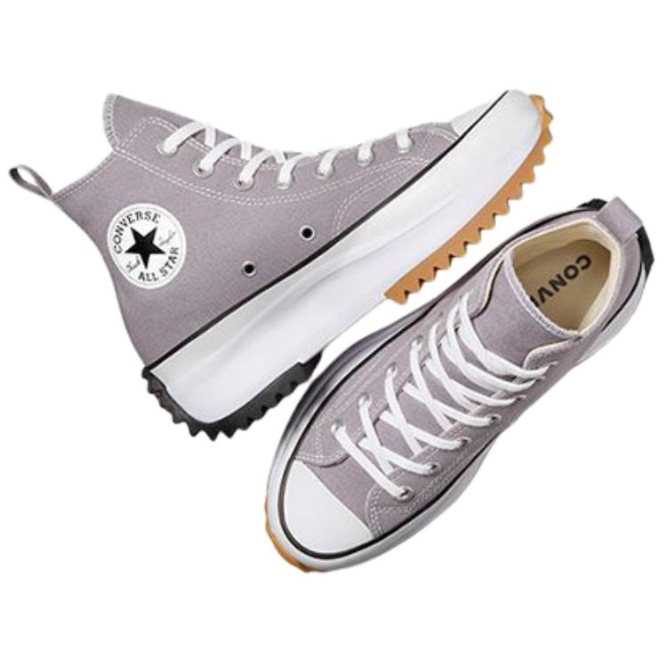Converse Run Star Hike Platform High Top Canvas Shoes Women's Light Purple A10666C