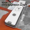 Microfiber Flat Floor Mop with Bucket Set. Square Bucket Body, Stainless Steel Handle,  Household Cleaning System