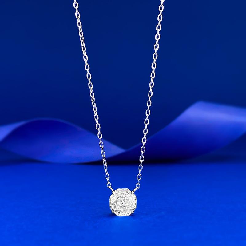 

Кулон 2,5 карата Женский Миллениальный Камень Ежедневная Легкая Роскошь Изысканная Цепочка на Ключицу 925 Silver