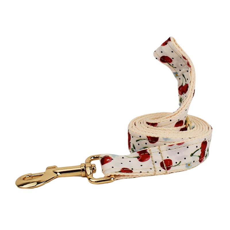 

Red Cherry Pet Collar Dog Collar Leash Dog Neck Ring Dog Neck Cover XS