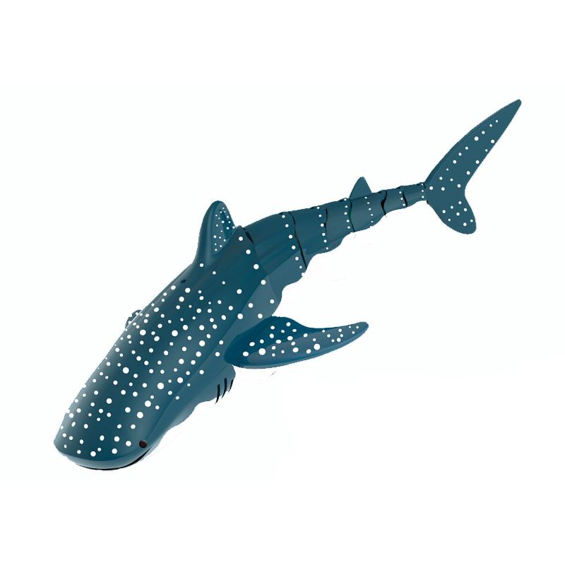 Non-Toxic Rc Shark 2.4G Simulation Remote Control Animals With Lights Submarine Robots Fish Electric Toys For Children Upgrade Spray Watertoy