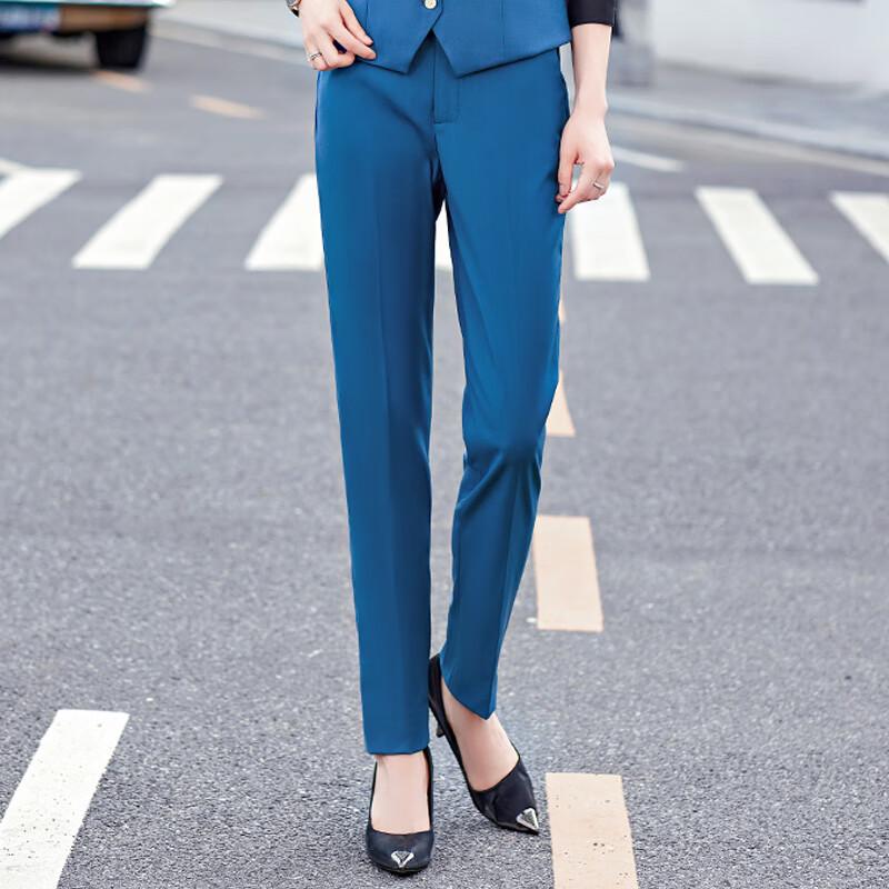 Women's Professional Straight Leg Suit Trousers