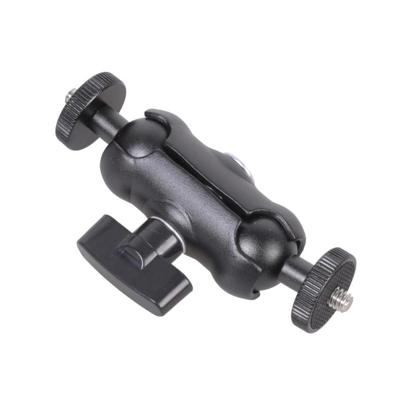 1/4inch Male To Male Thread Adapters 360 Degree Rotation Aluminum Alloy For Camera Tripods Mic Stand Speaker Display Mount
