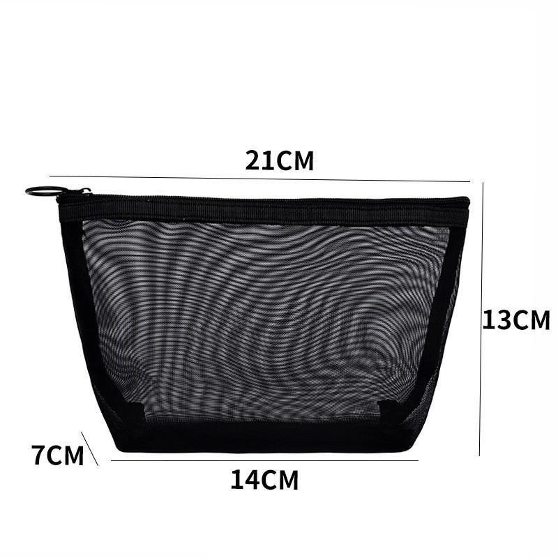Travel Transparent Makeup Bag For Women, Multifunctional Zipper Storage Bag, Portable Visible Cosmetics Storage Bag