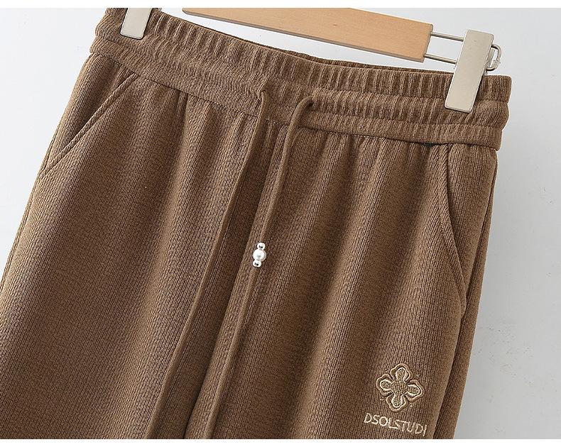 Stylové zeštíhlující harémové kalhoty s vysokým pasem pro ženy středního věku - Jarní a podzimní ležérní oblečení