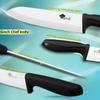 Ceramic Knives Kitchen Knive 3 4 5 6 inch Chef Paring Utility Slicing Bread Knife +Peeler Zirconia White Blade Cooking Tool