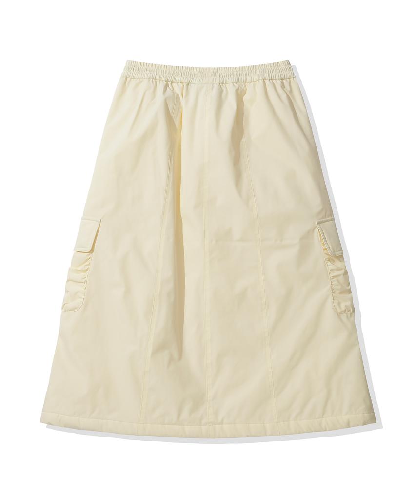Code Graphy (Women) Cargo Padded Skirt_Butter