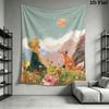 Little Prince Hush Wall Hanging Printed Fabric Blanket Decorative Tapestries for Bedroom Living Room Home Decor
