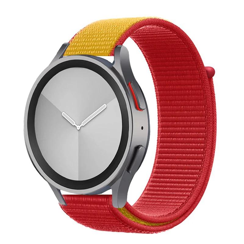 Nylonový smyčkový pásek pro Samsung Galaxy Watch 6/5/pro/4/Classic/active 2 43-47-44mm 20mm/22mm sportovní náramek huawei gt 4/2/e/3 pásek