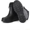 Warm cotton men's low cut rain boots are lightweight simple comfortable non slip waterproof wear-resistant men's shoes
