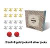 Klassisches Vintage Retro Mini Metall Murmelspiel mit Bällen Tischspielzeug Tragbares Stressabbau Fidget Spielzeug für Erwachsene Partygeschenk