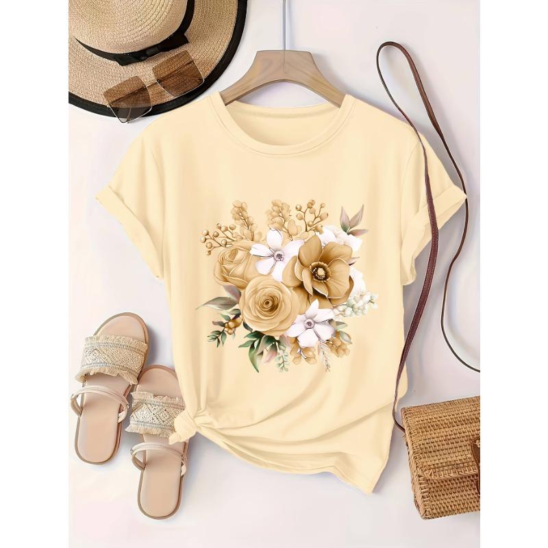 

Floral Bohemian Vintage Top Graphic T-Shirt S