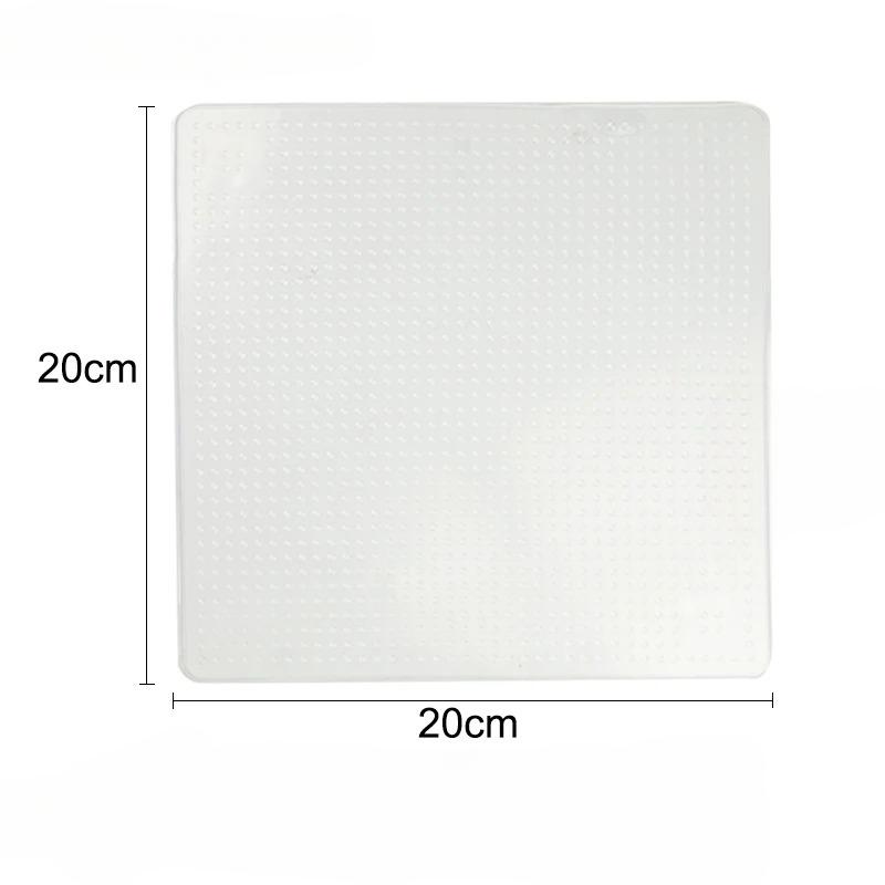 

Силиконовые многоразовые крышки для хранения продуктов питания, пластиковая пленка, крышка от брызг для микроволновки, можно мыть в посудомоечной машине, не содержит бисфенол А, кухонные принадлежности 20*20CM