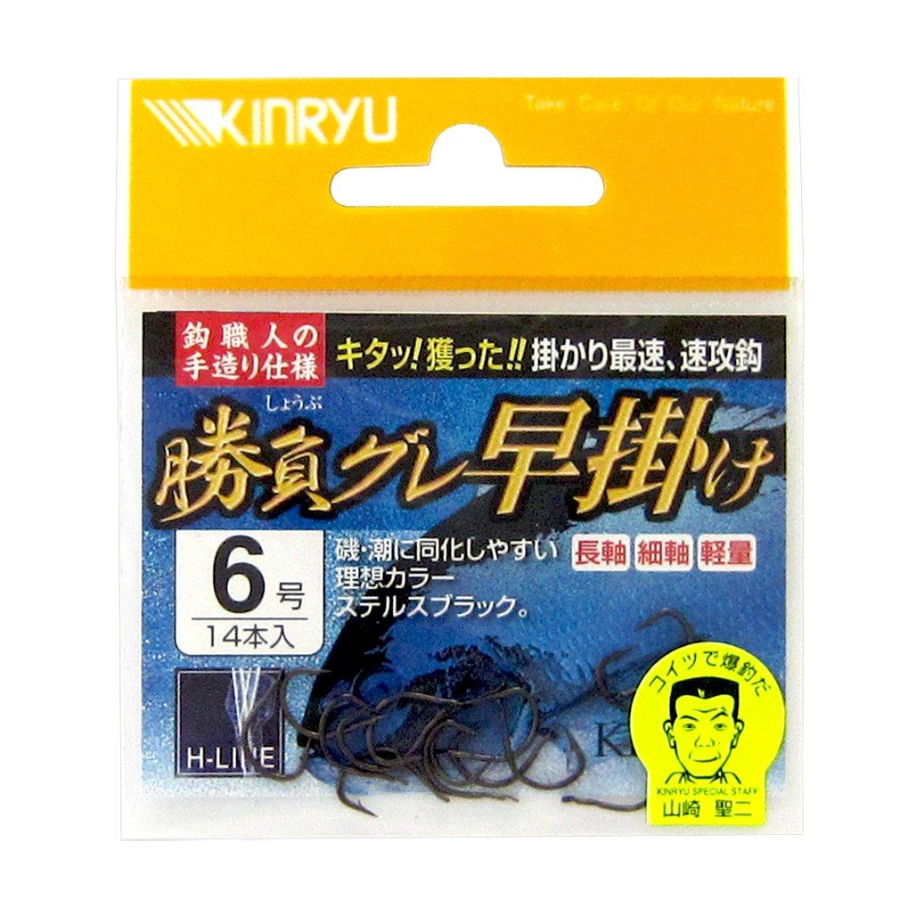 

Кинрю Сёбугрэ (Короткотелый лещ) Ранний крючок, Скрытый черный, Размер 6