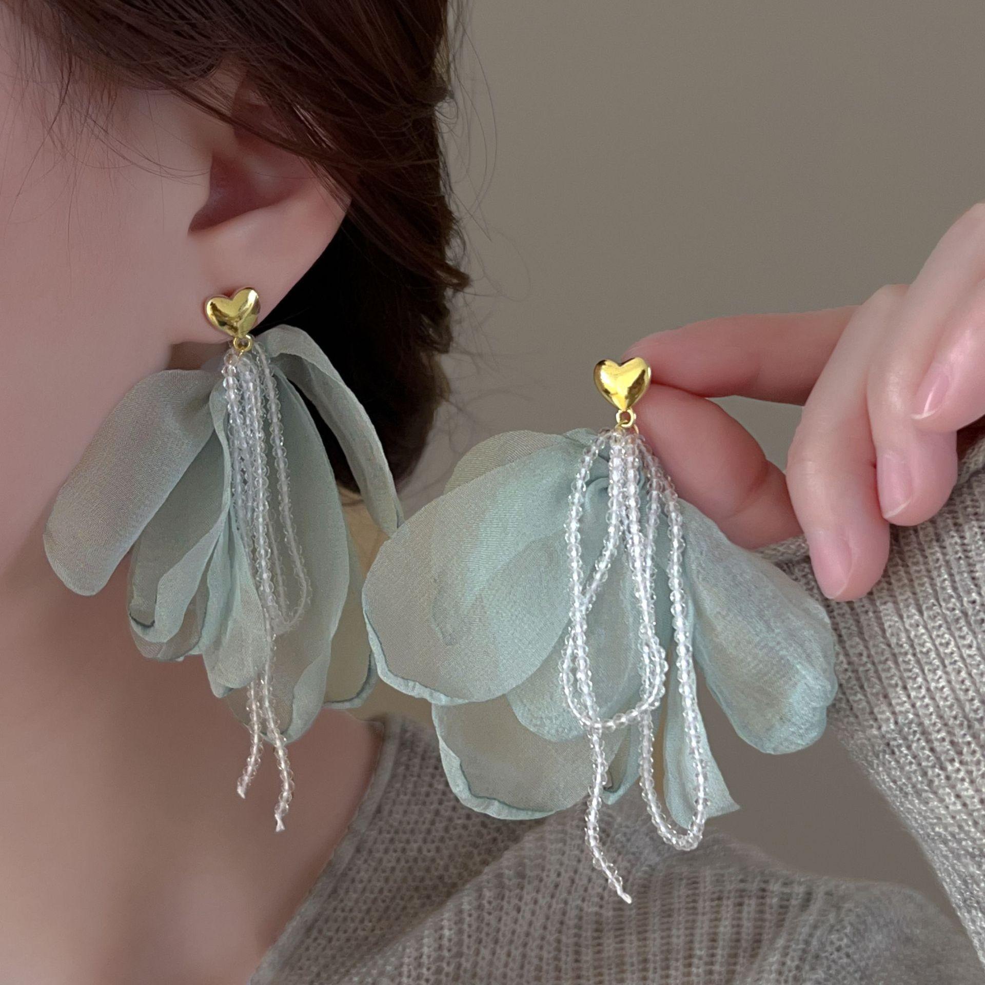 

Новые весенние и летние персонализированные серьги с универсальным темпераментом и милые серьги