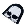 Luminous Knitted Balaclava Hat Halloween Halloween Cap Elastic Skeleton Beanie  Autumn/Winter