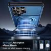 Armor Shockproof Magnetic Wireless Charging Protective Cover For Samsung Galaxy S25 S24 S23 Ultra Plus A56 A36 A16 Bracket Case