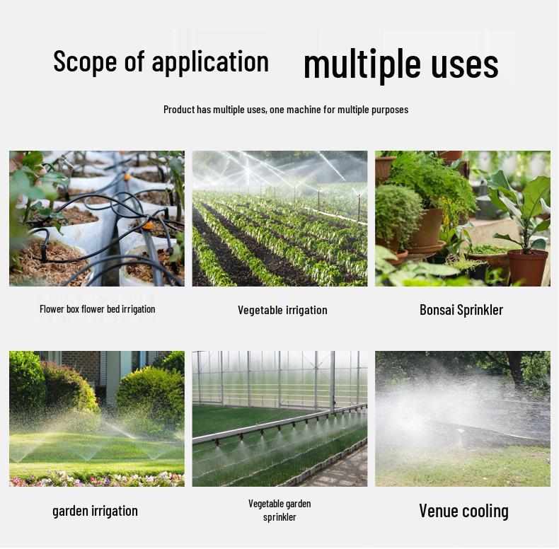 Smart Rain Sensor Drip Irrigation Timer with Large Screen for Plant Walls