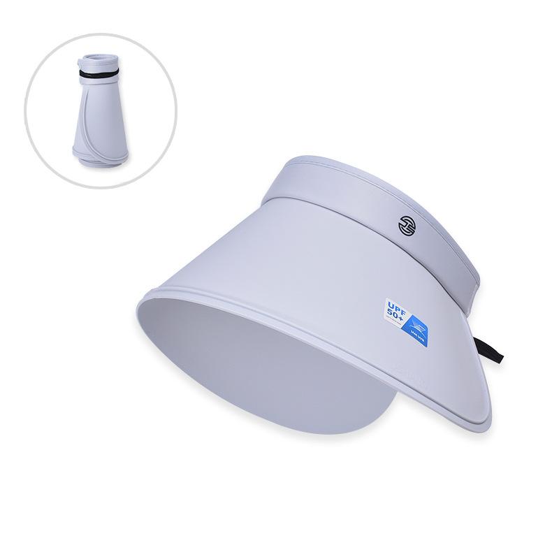 UPF50 + UV protection face protection sun protection empty top hat summer outdoor surround large brim sun hat children 8500