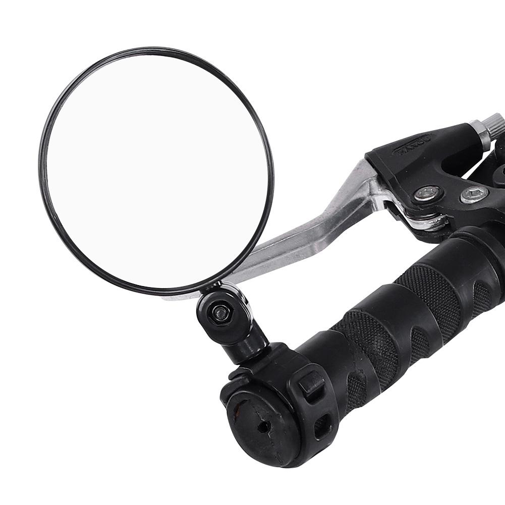 Bicycle Motorbike Handlebar Review Rear Back View 360 Rotation Mirror Bike Accessory