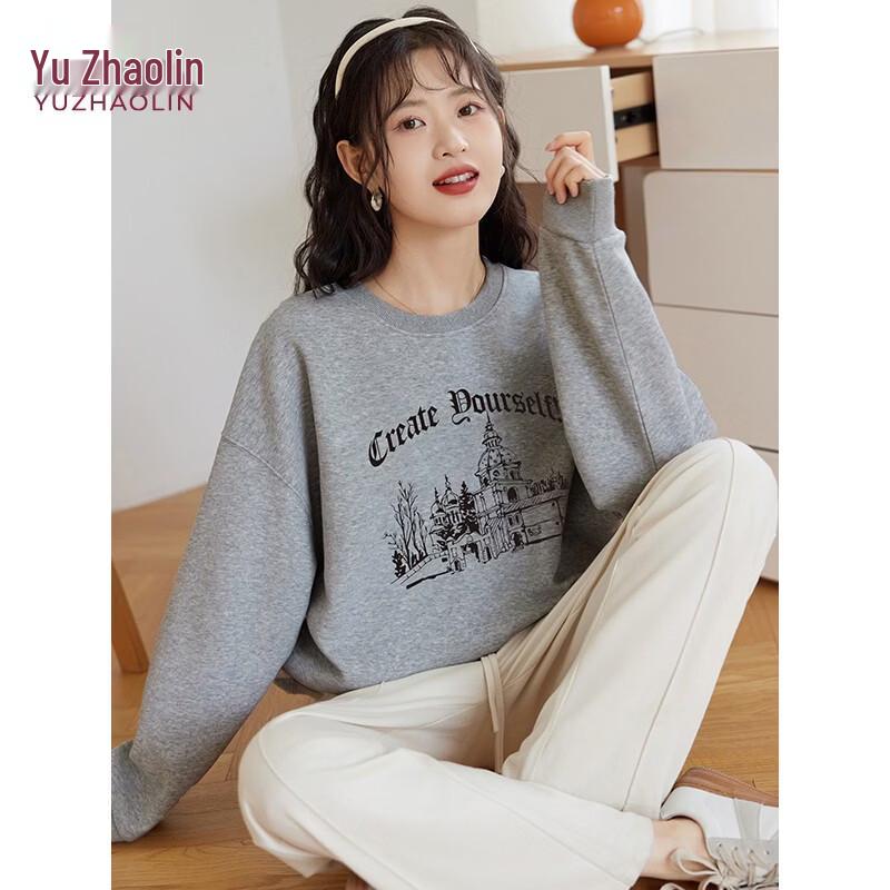 

Yuzhaolin Women s American Retro Printed Pullover Sweatshirt M