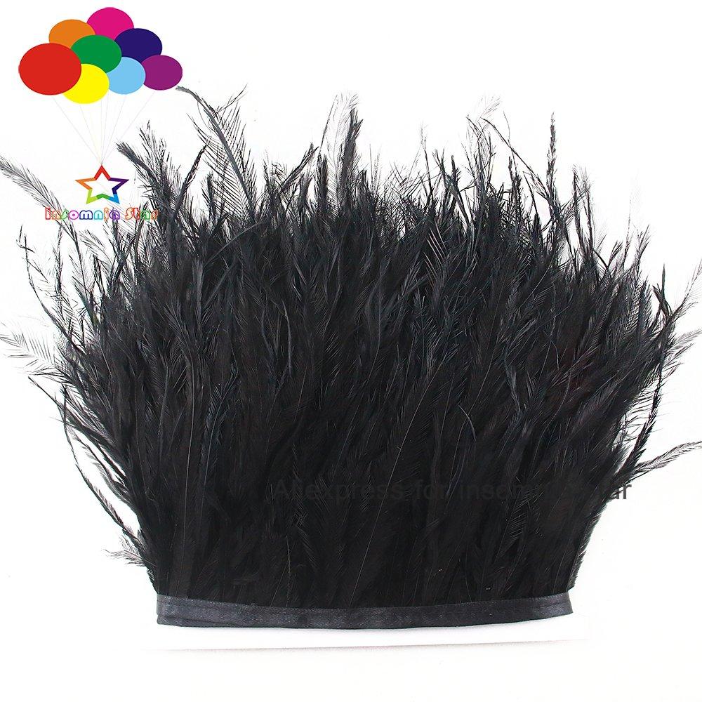 Feather1/5/10 Meter Australia Ostrich Feathers Cloth Trims 4-8 Inch/10-20CM Ribbon for Carnival Party Diy Costume