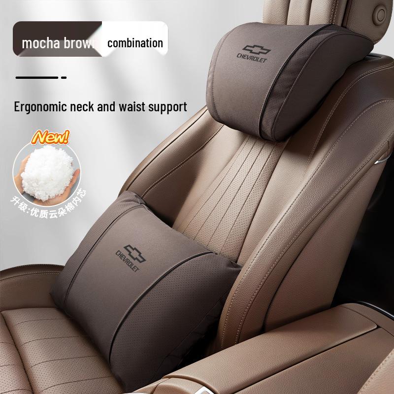 Chevrolet Headrest & Lumbar Support Cushion for Cavalier, Cruze, Equinox, Malibu XL.