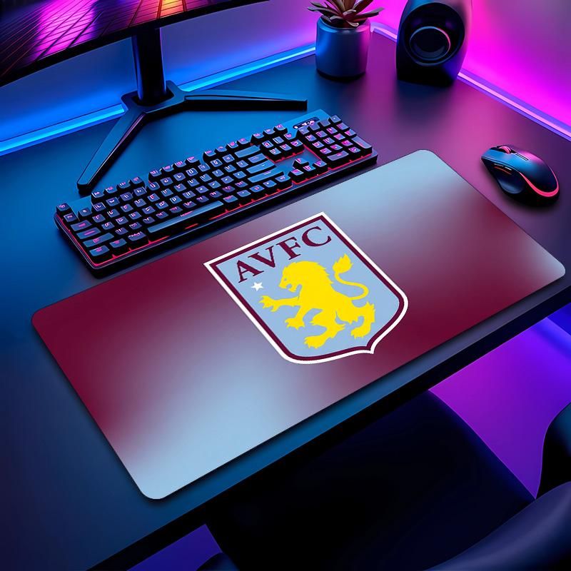 Tappetino per Mouse Stampa Calcio Aston Villa Non?Tappetino Antiscivolo in Gomma per Scrivania Impermeabile Mousepad da Gioco per Laptop Ufficio Desktop