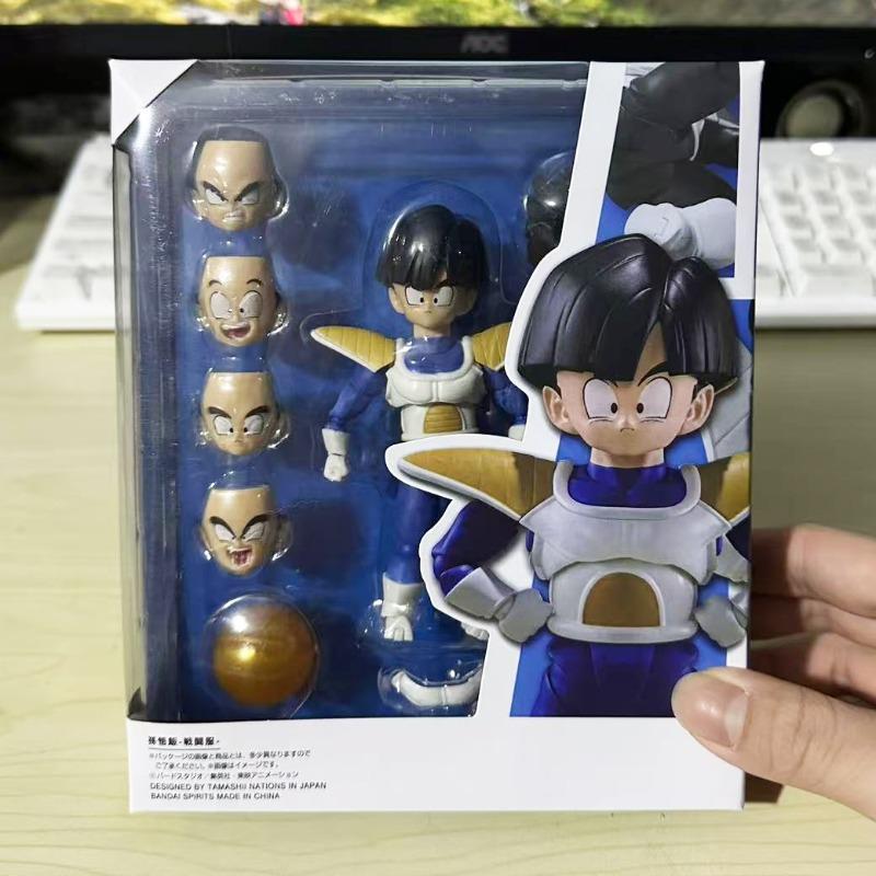 Anime Dragon Ball Z Figurer Barndom Kuririn Actionfigur PVC Bevegelig Namek DBZ Kamper Krilin SHF Samlingsmodell Leker Gaver