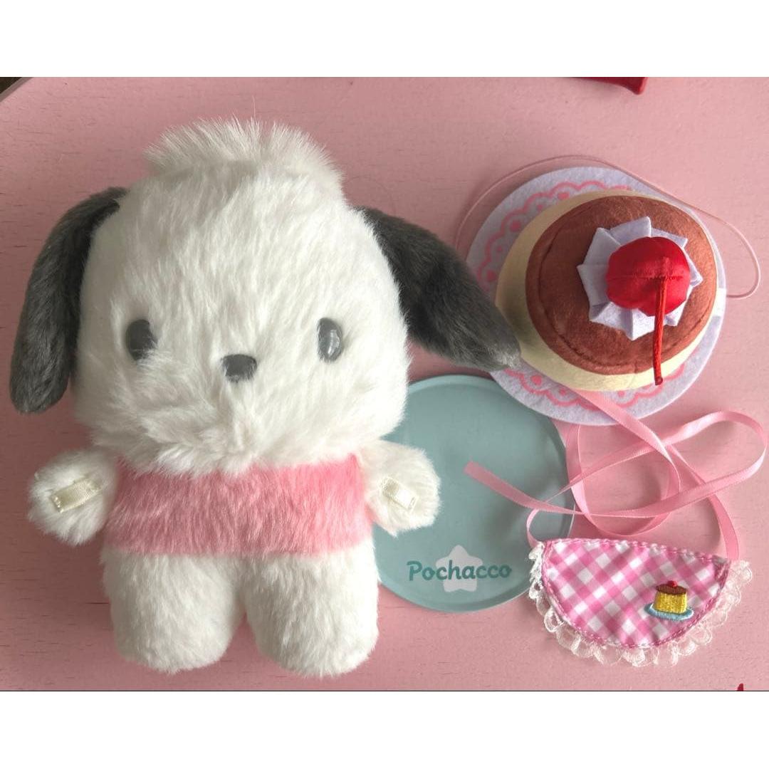 sanrio Pochacco Stuffed Doll M Pitatto Friends Plush Toy Set
