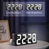 2 Levels Brightness Electronic Table Clock Temperature/Date Display Sleep Timer  Bedroom