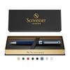 Scriveiner Ballpoint Pen, Finest Chrome Finish, Schmidt Black Refill, Best Ballpoint Pen Gift Set, Perfect for Men, Women, Businessmen, Executives,