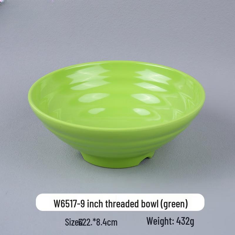 Drop-Resistant Melamine Noodle Soup Bowl