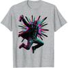 Graffiti Artist Mid-Leap Spray Can Street Art T-Shirt