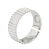 Sterling 925 Fashionable Silver Geometric Adjustable Gear Ring Ideal Couples For