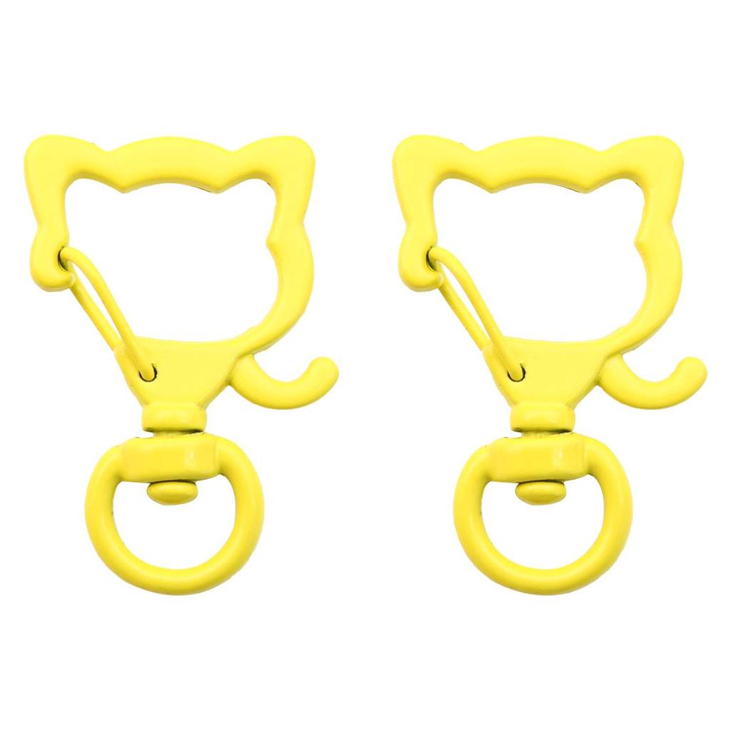 31X39mm Candy Colored Alloy Shell Shaped Spring Buckle Special-shaped DIY keychain Accessories Creative Accessories Hanging Ornaments