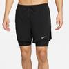 Nike Dri-Fit Run Division Stride Solid Logo Drawstring Shorts Men Bottoms Black DX0842-010