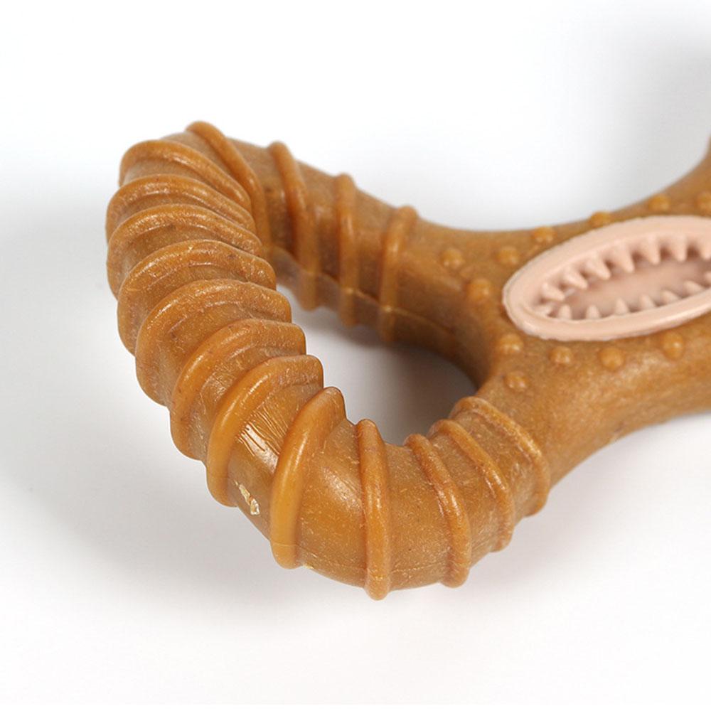 Durable Chew Proof Dog Treat Dispensing Bone Toy - Teething Cleaning Toys for Dogs, Interactive Puzzle Pet Supplies