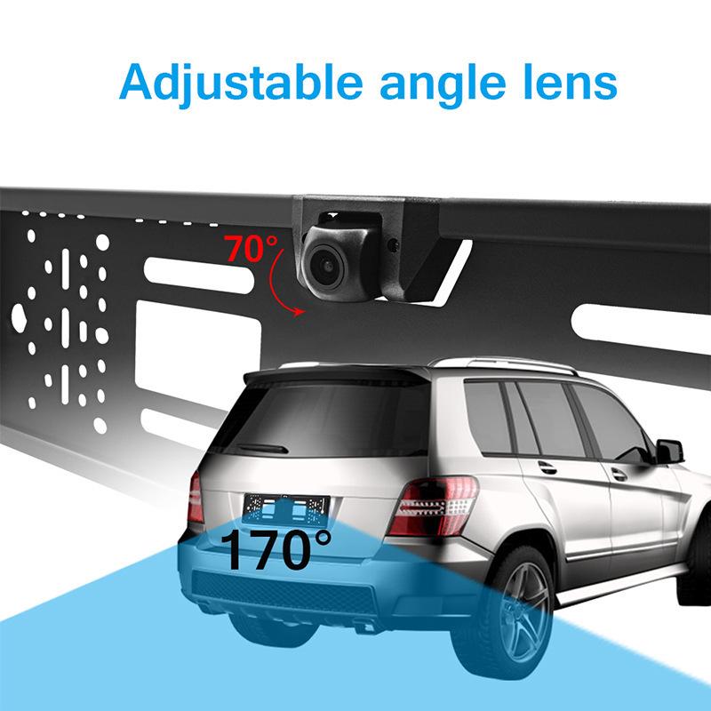 HD Wireless Reversing Camera with European License Plate Frame