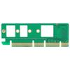 Adapter Transfer Expansion Card PCIE 3.0 x4 x8 x16 to to NVME M.2 NVMe SSD Green ABS