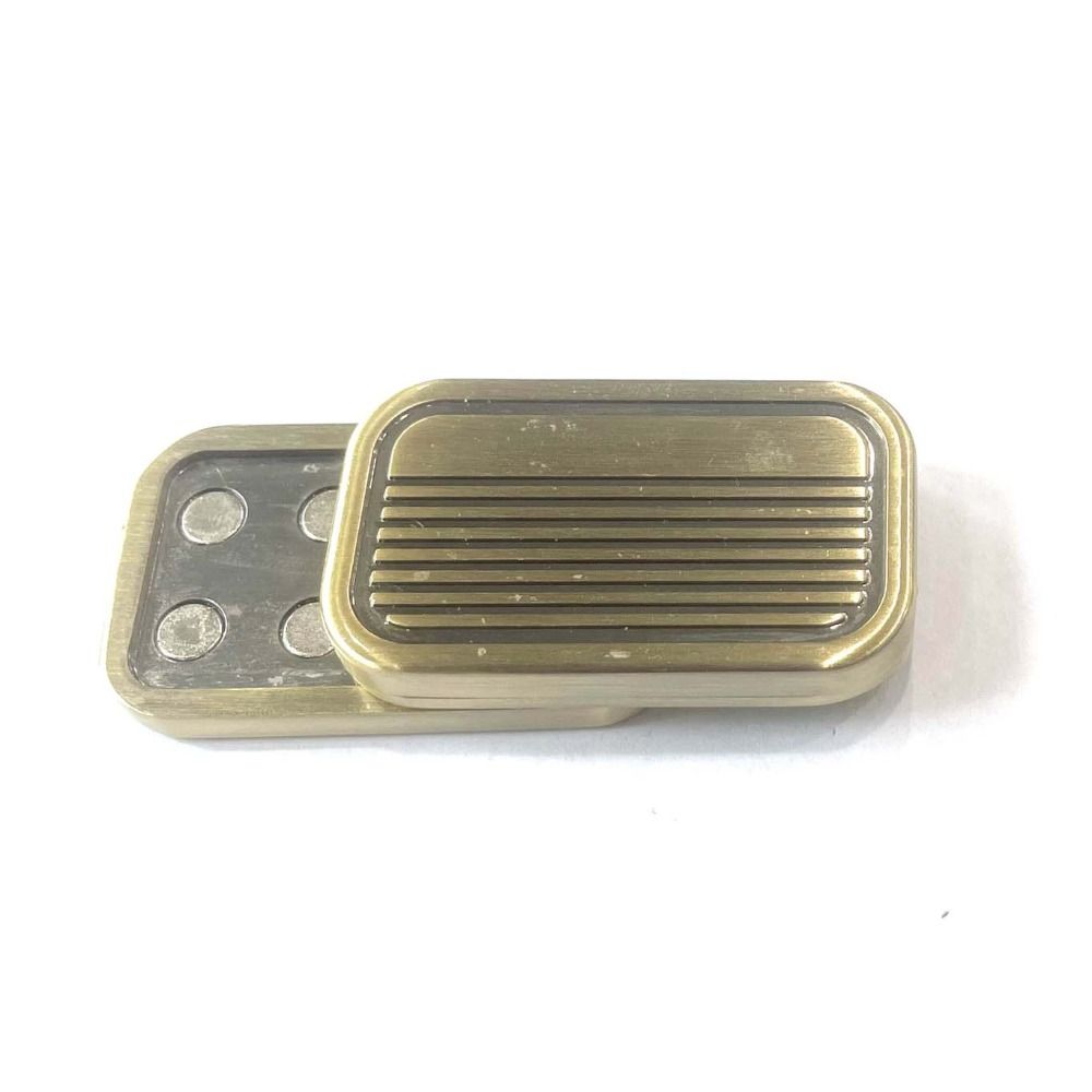 Camera Shaped Fidget Slider Triple Push Metal Fidget Toy Adult Gift Push Card Magnetic  Office Home