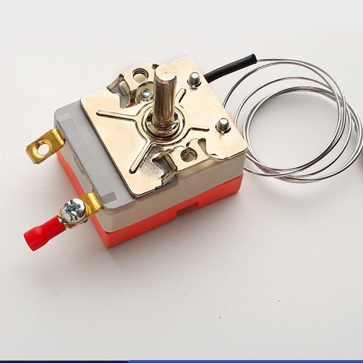 Gombík termostatu elektrickej rúry a fritézy: Spínač regulácie teploty pre hrnce na polievku s rezancami a ohrievače vody (30-110°C)