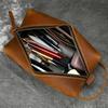 New Men's Genuine Leather Handbag, Crazy Horse Leather Multifunctional Wash Bag, Neutral Travel Makeup Bag, Cross-border Dropshipping