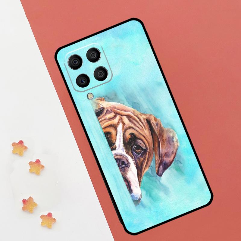 Boxer Dog For Samsung Galaxy M13 M33 M12 M32 M52 M11 M21 M31 M35 M53 M55 M15 M14 M34 M54 M06 M16 Case