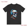 Chill Jamming Skull On Bella Canvas Jersey T Shirt Vintage Washed Casual Comfortable Stylish Streetwear Designer Clothes