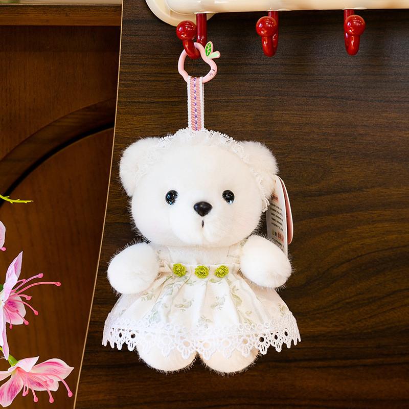 Cartoon Bunny Plush Keychain With Soft Fabric For Girls And Kids Gift