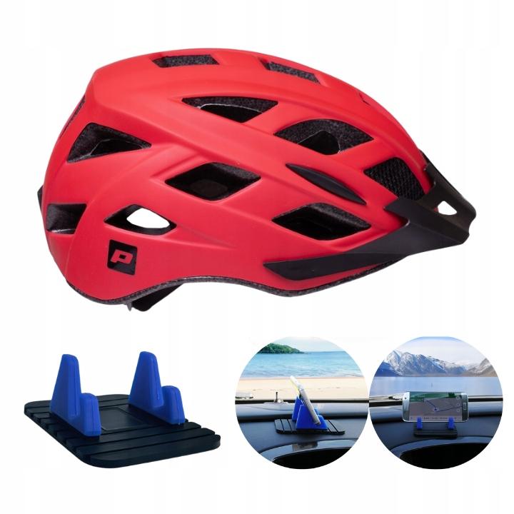 Kask Rowerowy Profex Męski Damski Regulowany Z Oświetleniem Led Roz. L/Xl